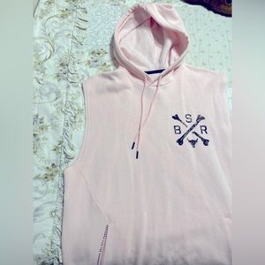 Mens The Rock Blood Sweat Respect sleeveless hoodie